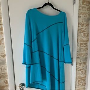 IC by Connie 3/4 sleeve tunic size large